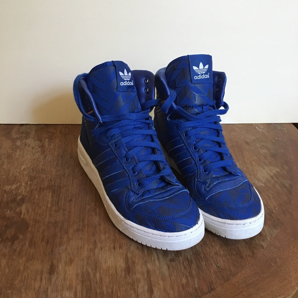 ADIDAS  RIVALRY HIGHTOPS Blue / Orange